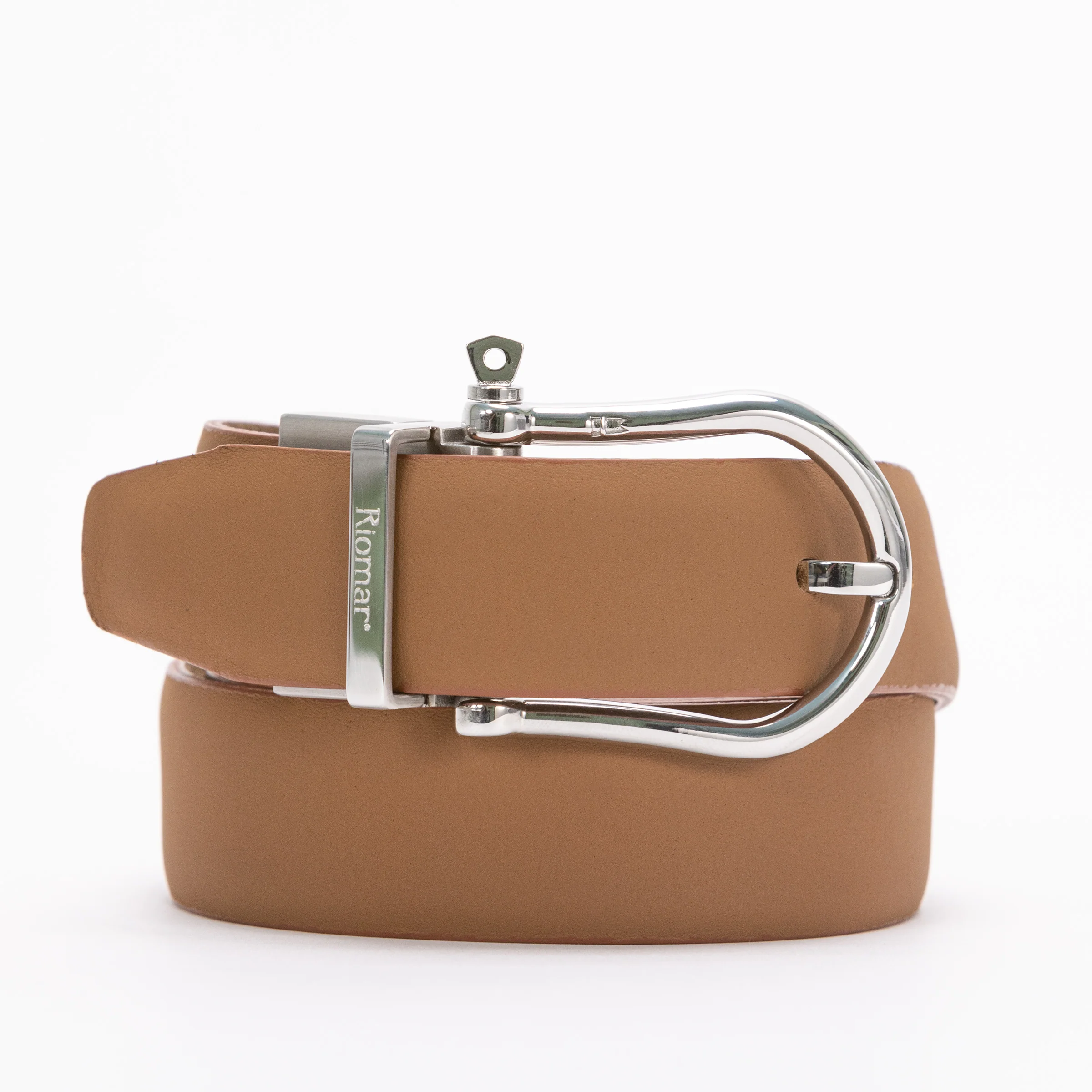 Riomar Reversible Belt: Tan / Halyard - Image 3